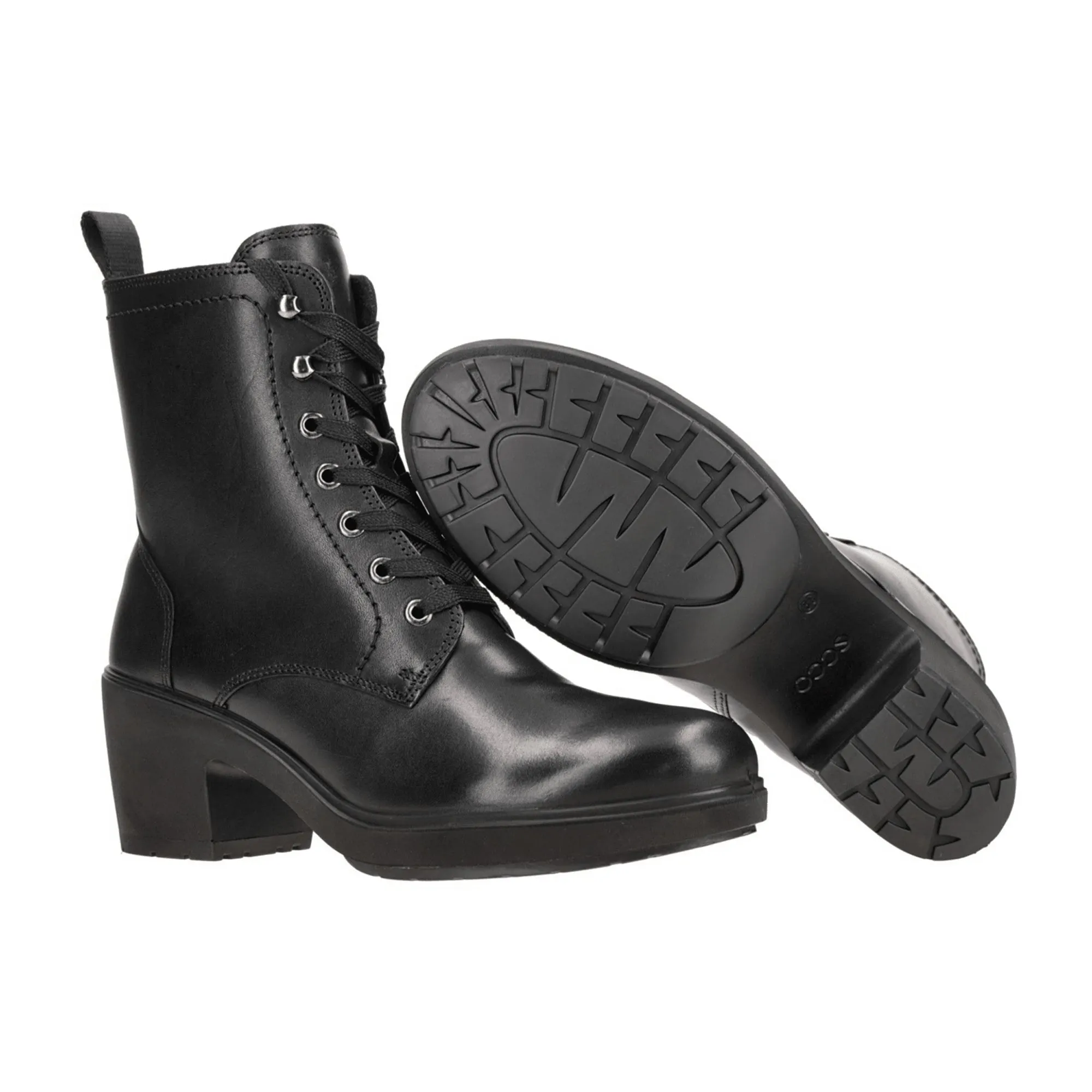 Ecco Metropole Zurich Women's Black Boots with Warm Lining 222223 - Stylish & Durable