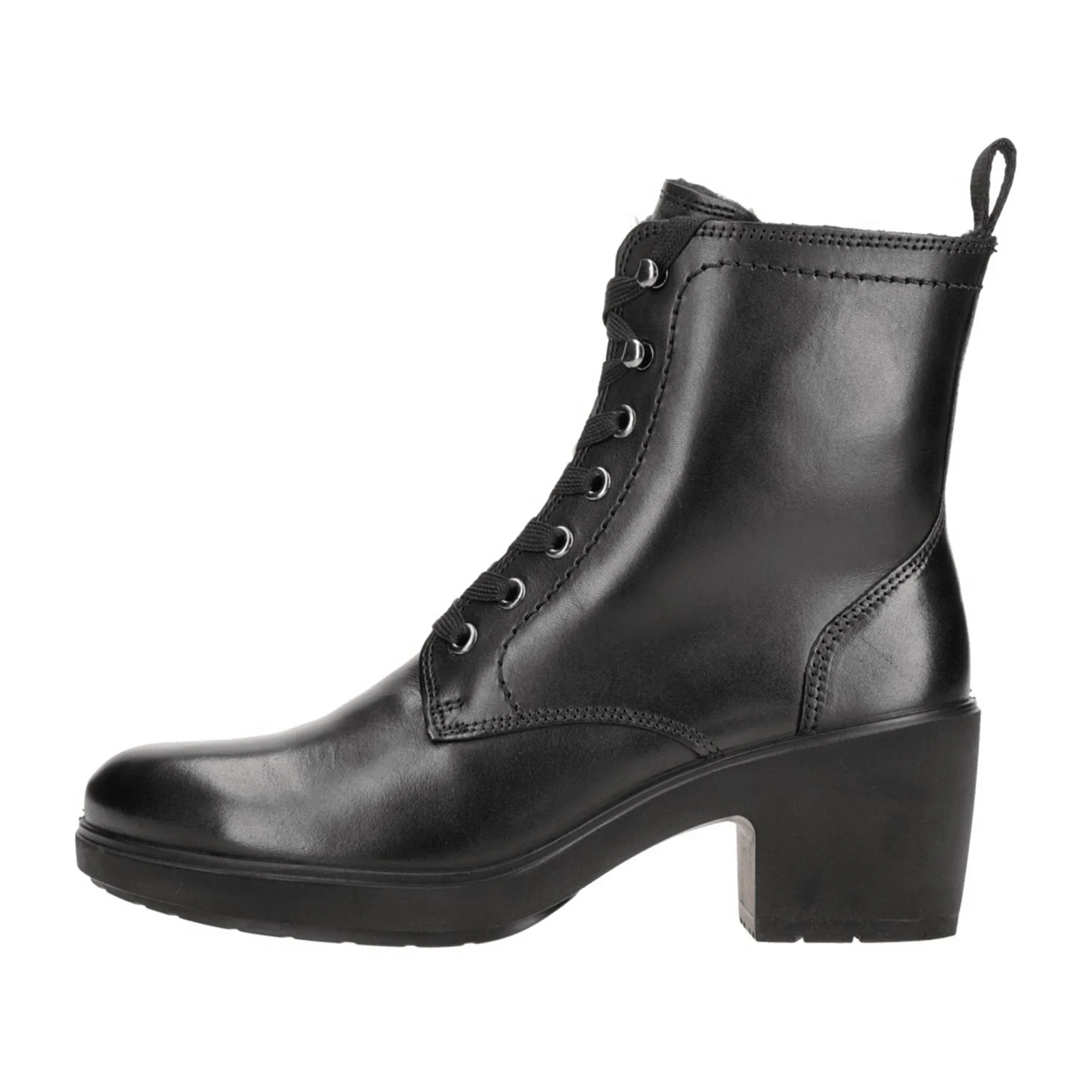 Ecco Metropole Zurich Women's Black Boots with Warm Lining 222223 - Stylish & Durable