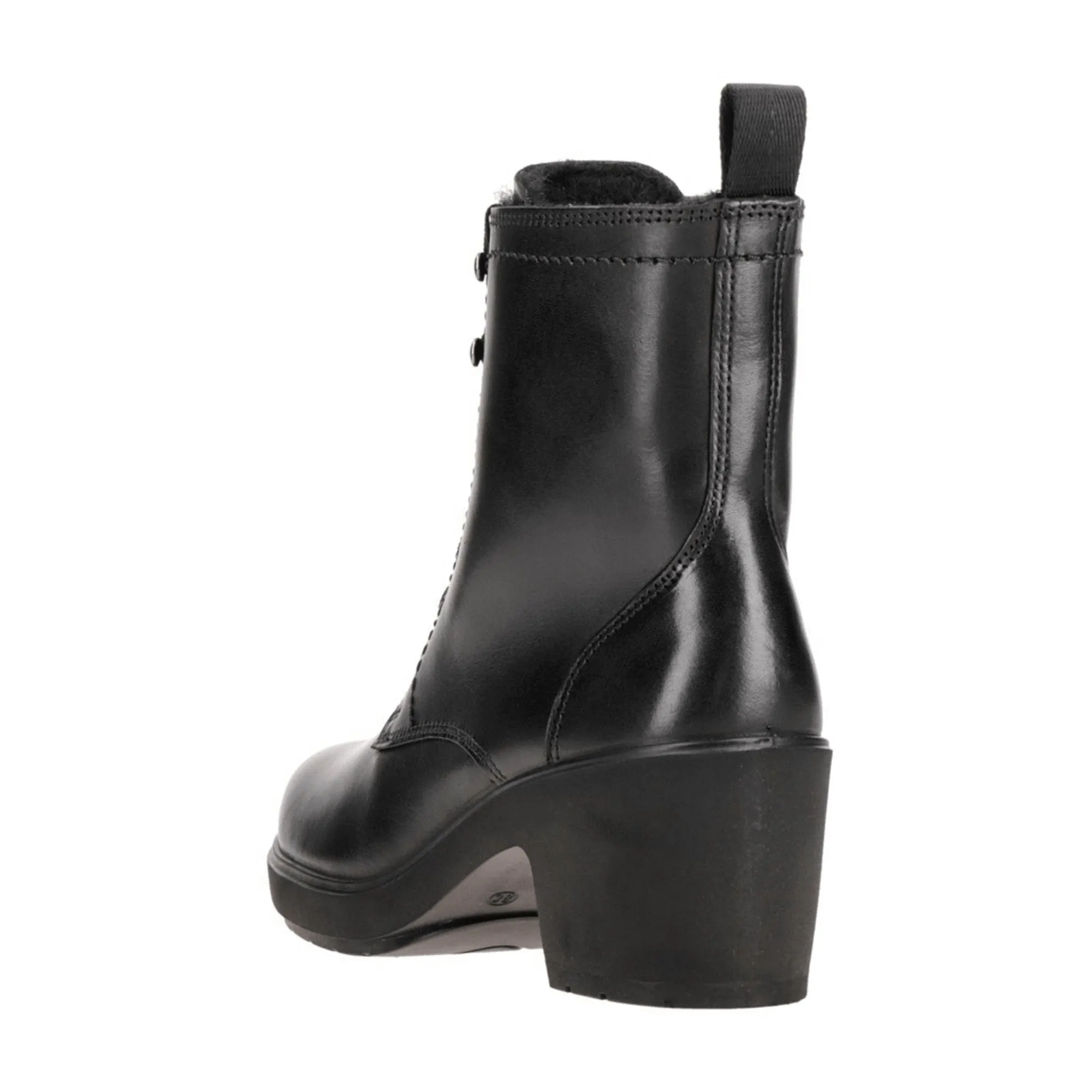 Ecco Metropole Zurich Women's Black Boots with Warm Lining 222223 - Stylish & Durable