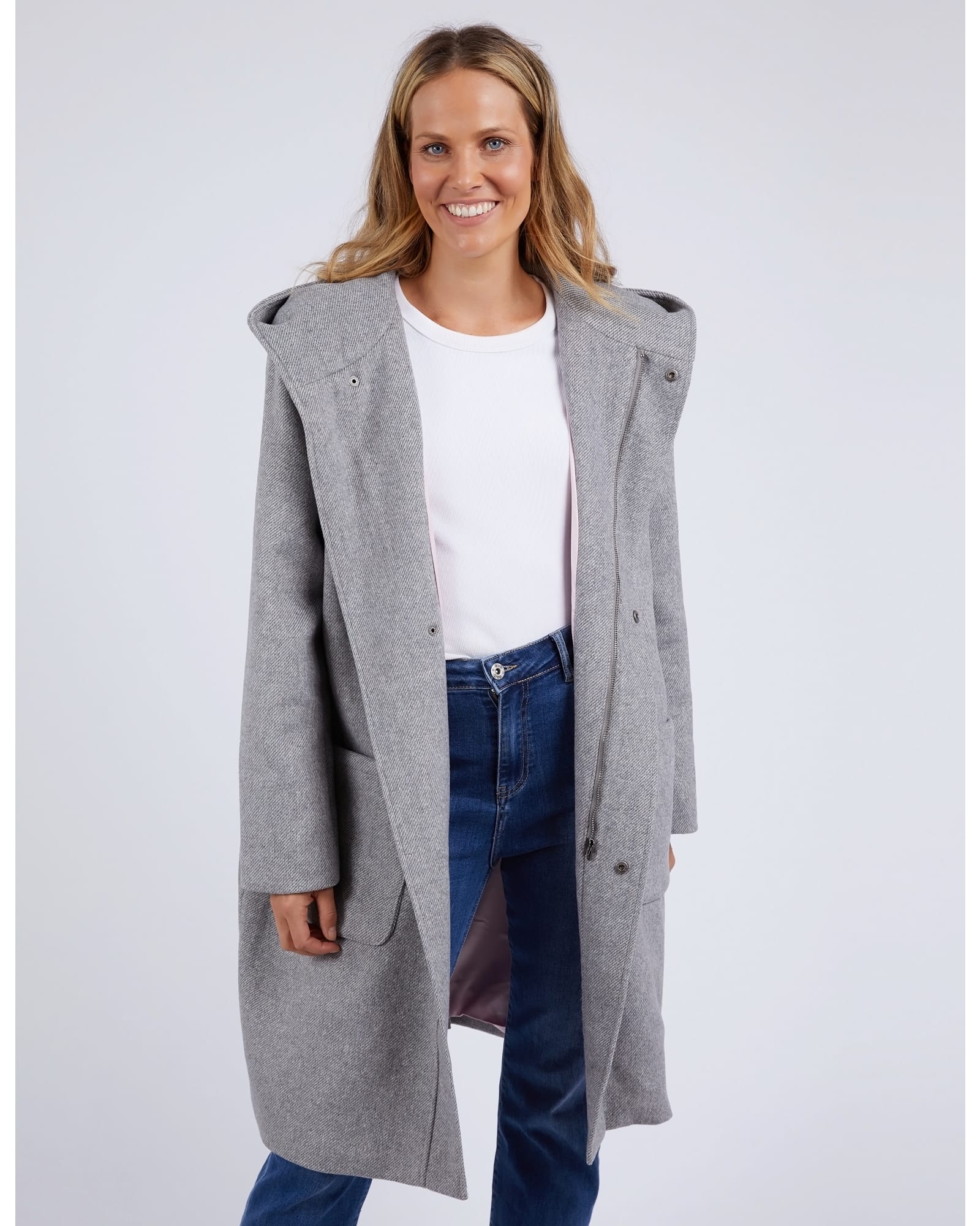 Elm - Jordan Coat - Grey Marle