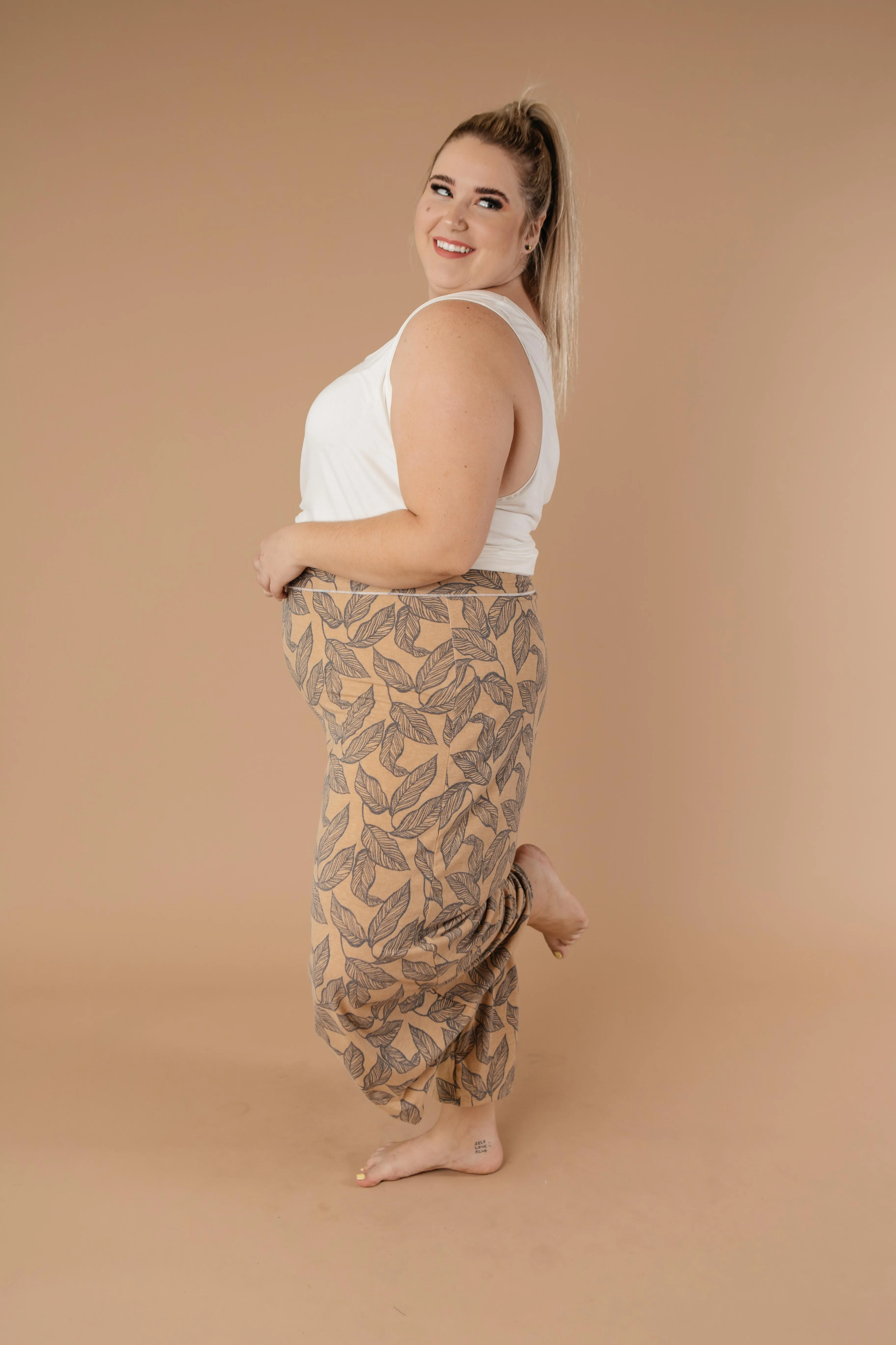 Fallen Leaves Wide Leg Pants - On Hand