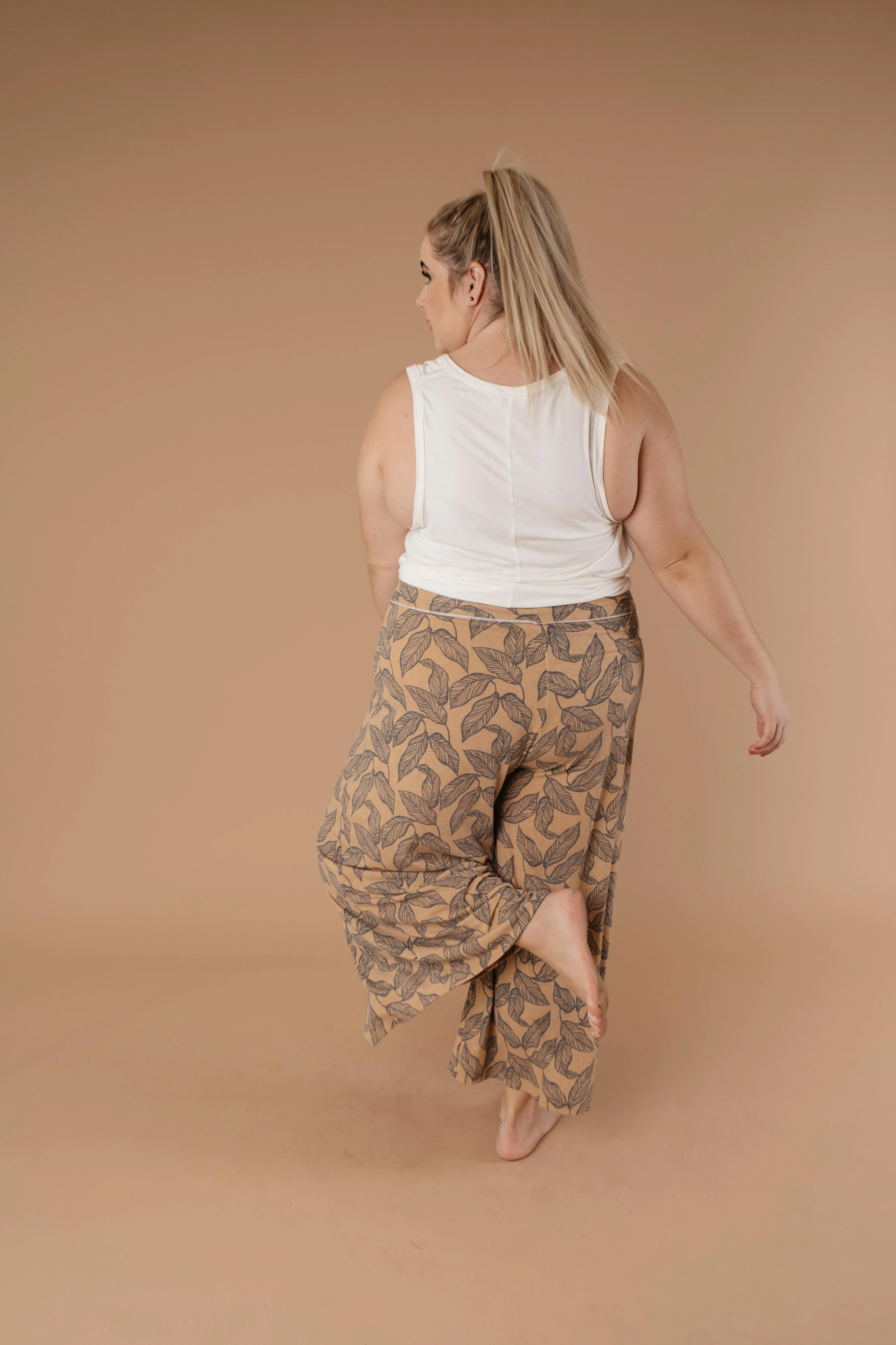 Fallen Leaves Wide Leg Pants - On Hand