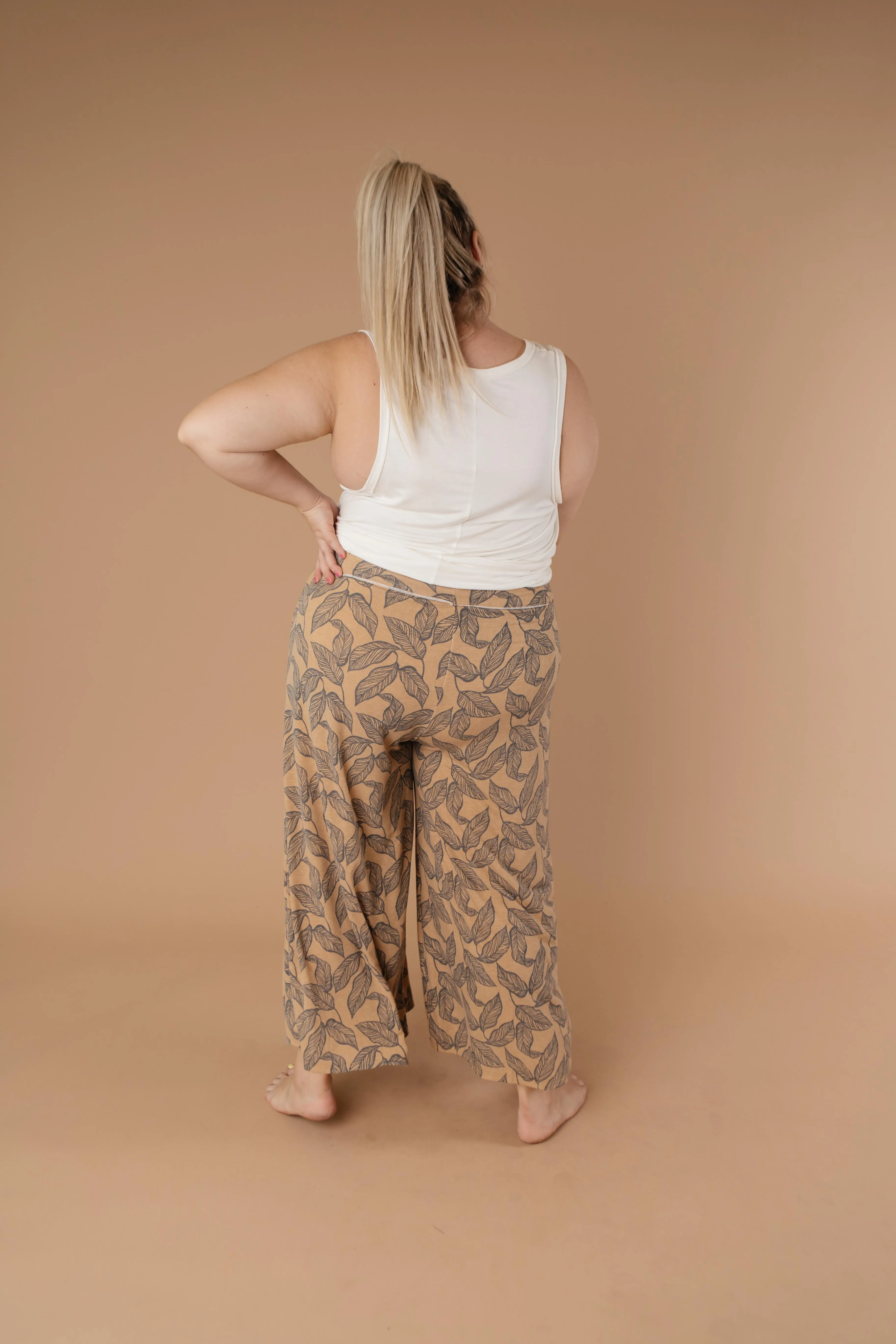 Fallen Leaves Wide Leg Pants - On Hand