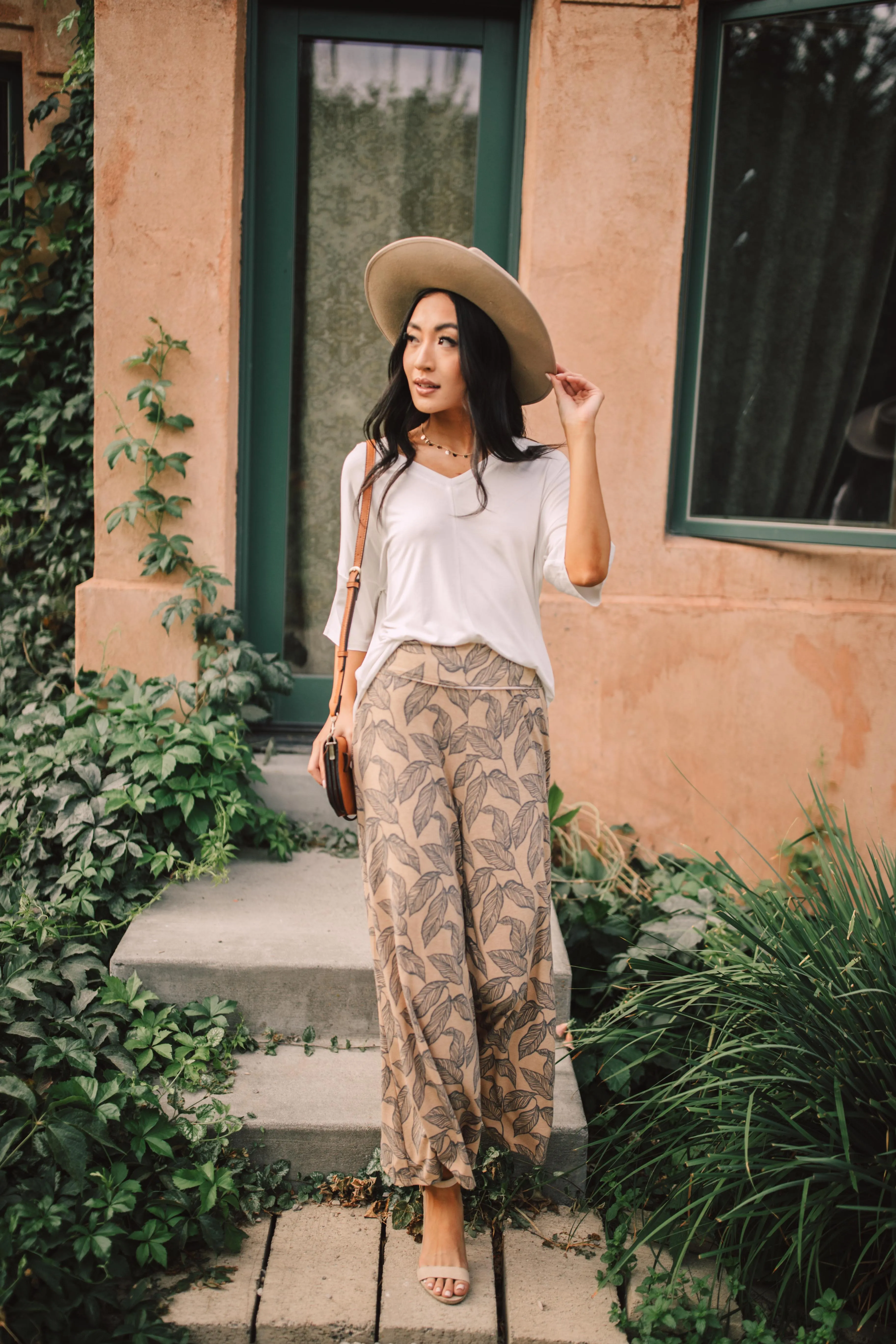 Fallen Leaves Wide Leg Pants - On Hand