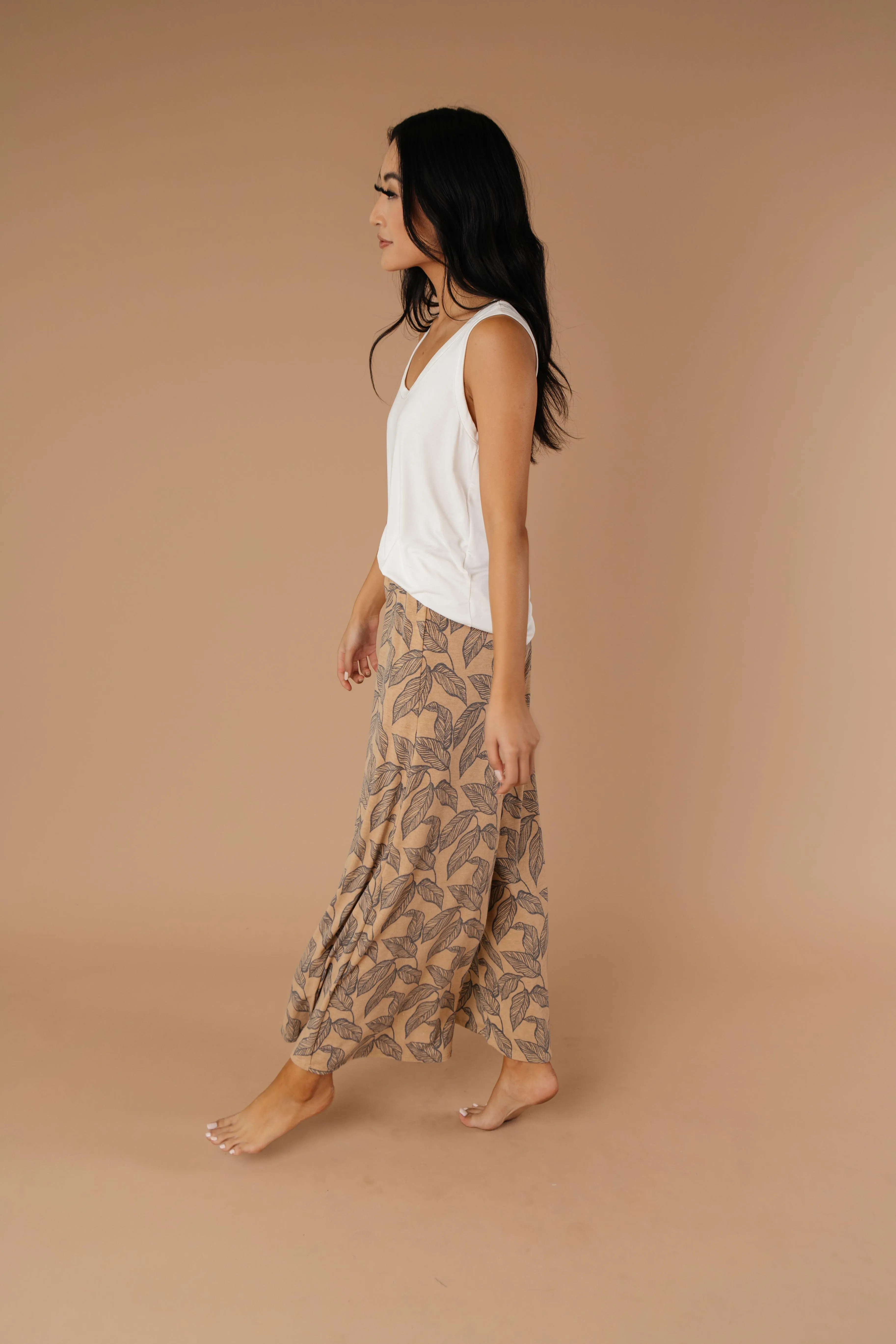 Fallen Leaves Wide Leg Pants - On Hand