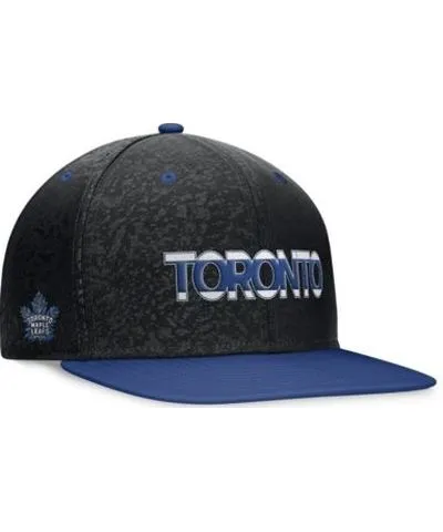 Fanatics Men's NHL Fanatics Black/Blue Toronto Maple Leafs Authentic Pro Alternate Jersey Snapback Hat