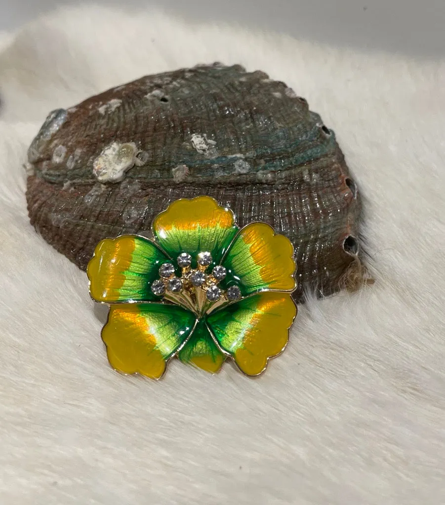 Flower Magnet Brooch