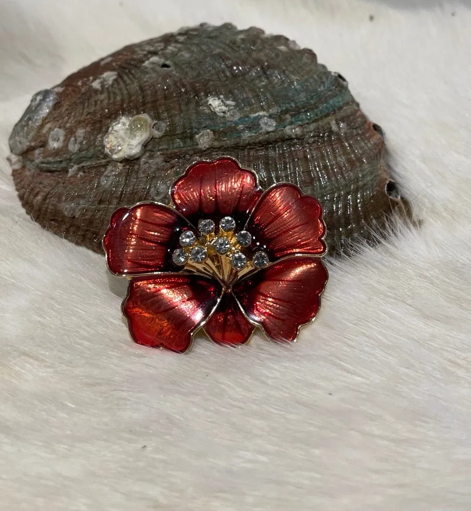 Flower Magnet Brooch