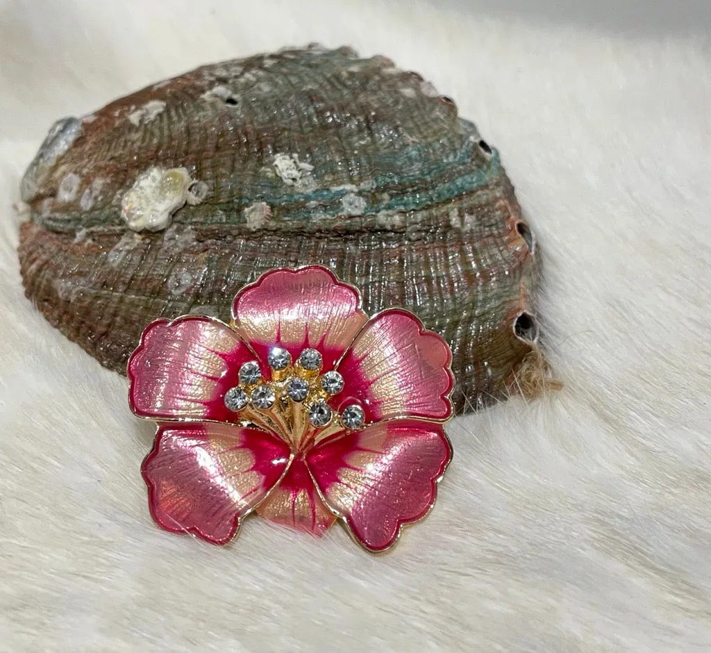 Flower Magnet Brooch