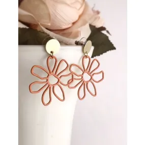 Flower Power Mini Earrings - Spice