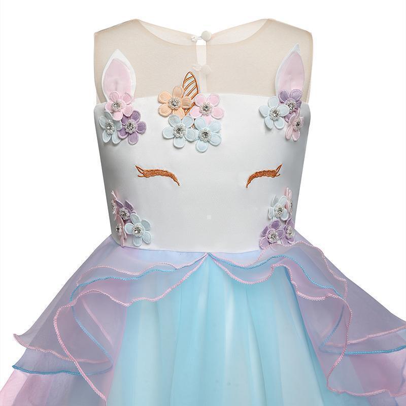 Girls Dress, Fairy Party Dress, Sleeveless