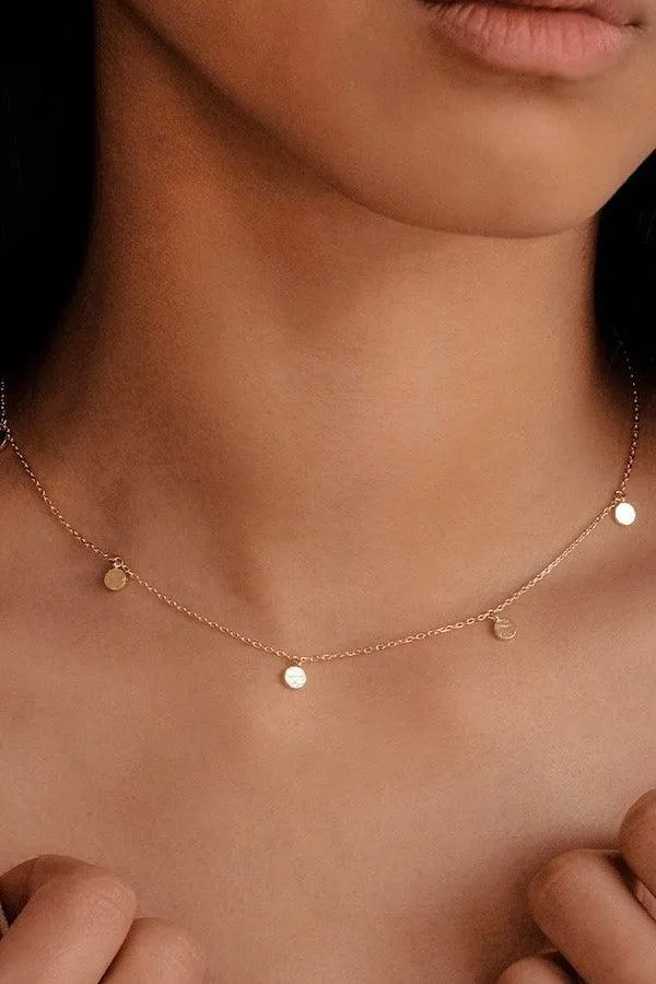 Gold Embrace The Light Choker