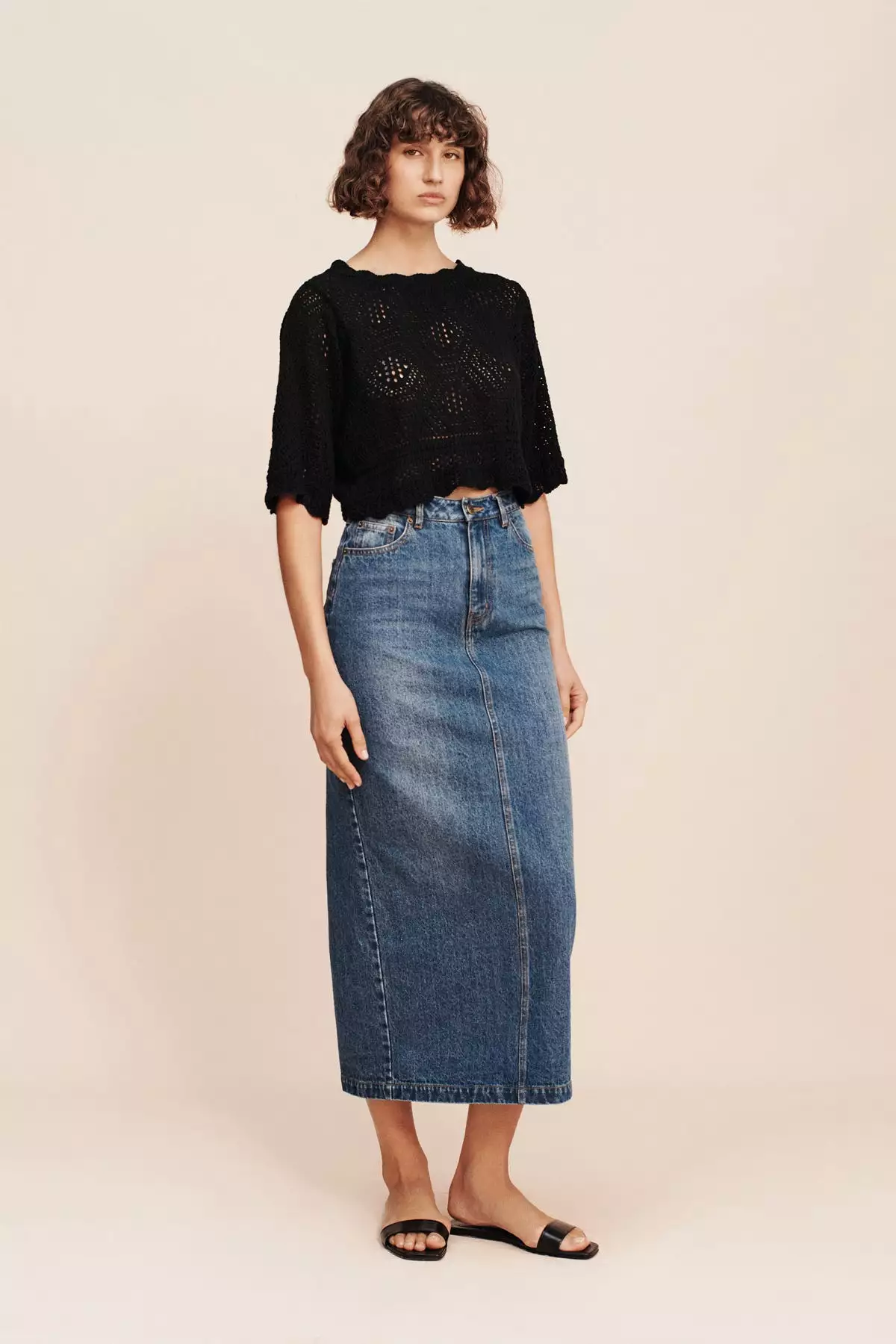 HARVEY SKIRT - DENIM