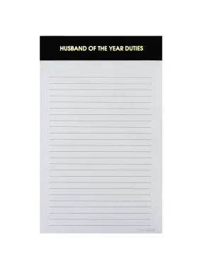 Husband of the Year Notepad