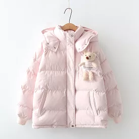 Japanese cute bear Thickened winter coat BY8050