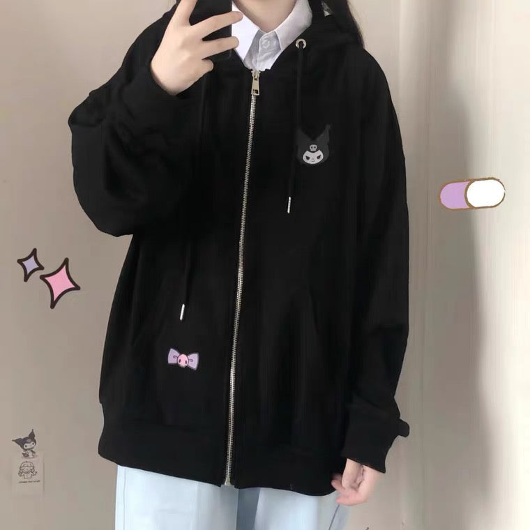 Japanese cute Sanrio zipper coat hoodie BY109