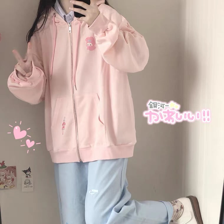 Japanese cute Sanrio zipper coat hoodie BY109