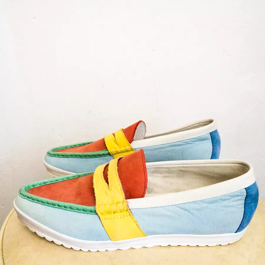 Jeremy Scott x Adidas Color Block Loafer Sneaker