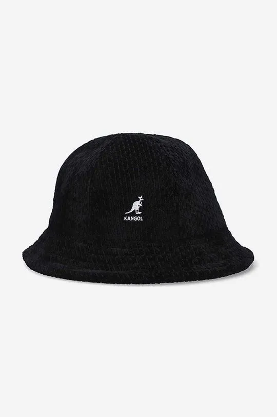 Kangol hat Velour Slub Casual black color