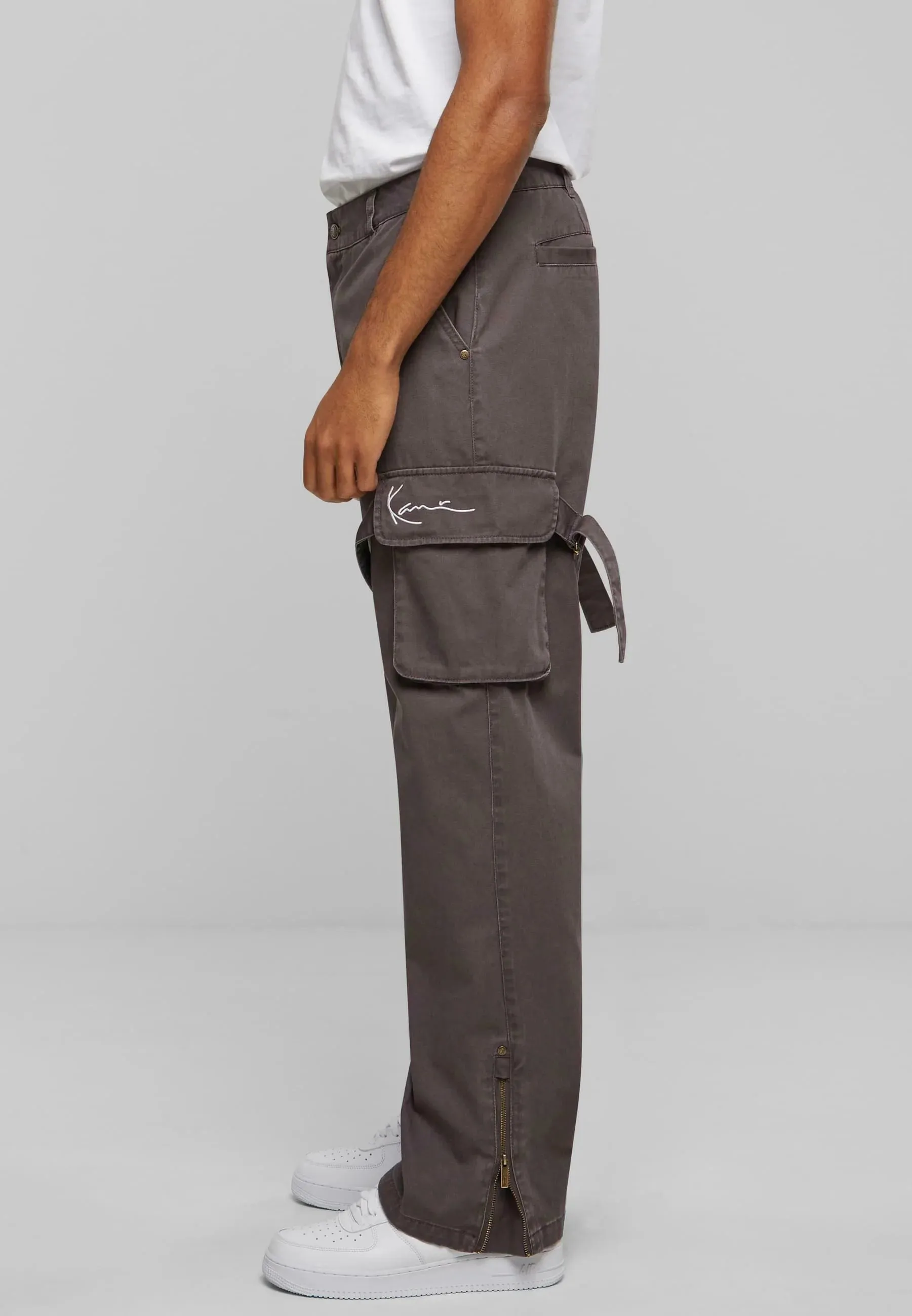 Karl Kani Small Signature Washed Cargo Pants