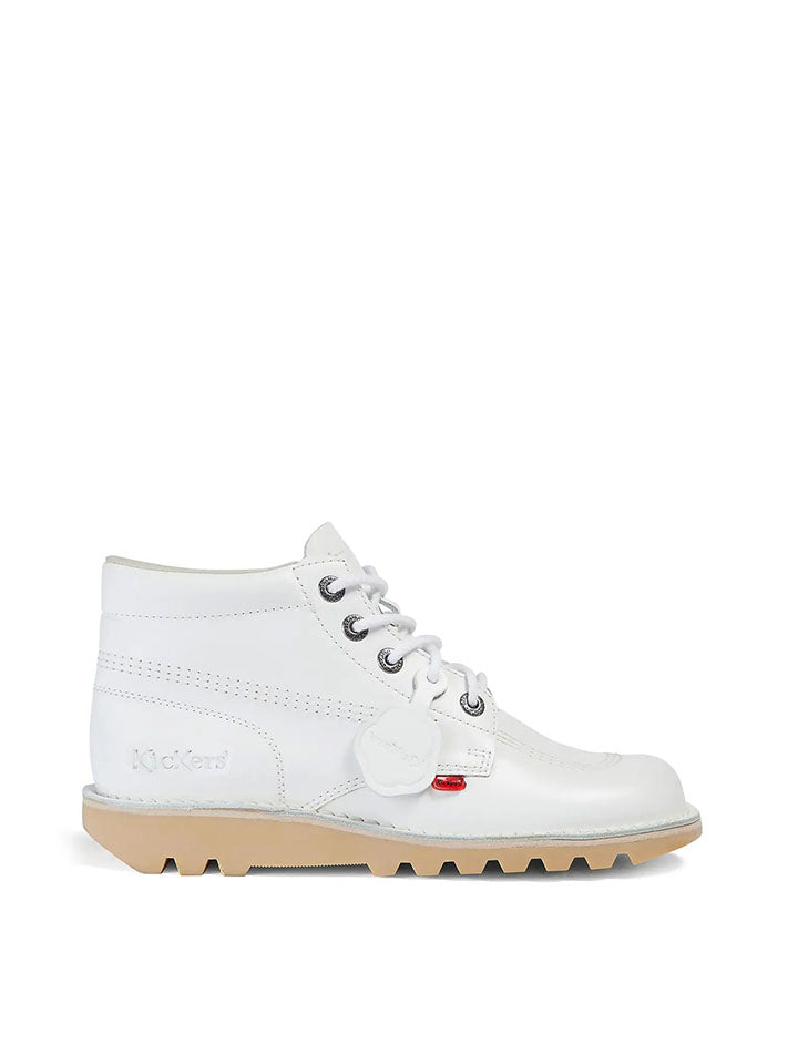 Kickers Kick Hi White Leather