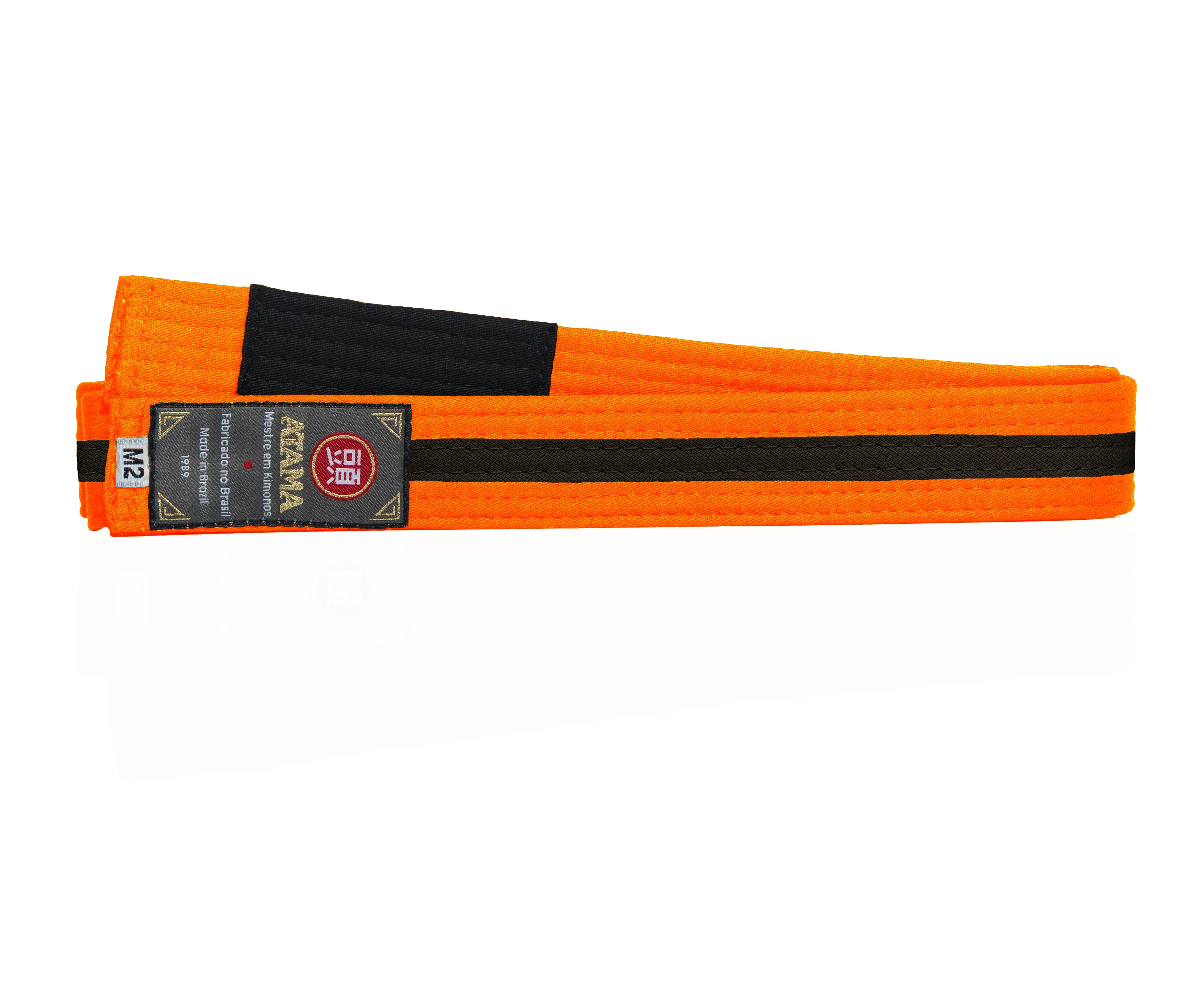 Kids Ranked Belt - Orange/ Black