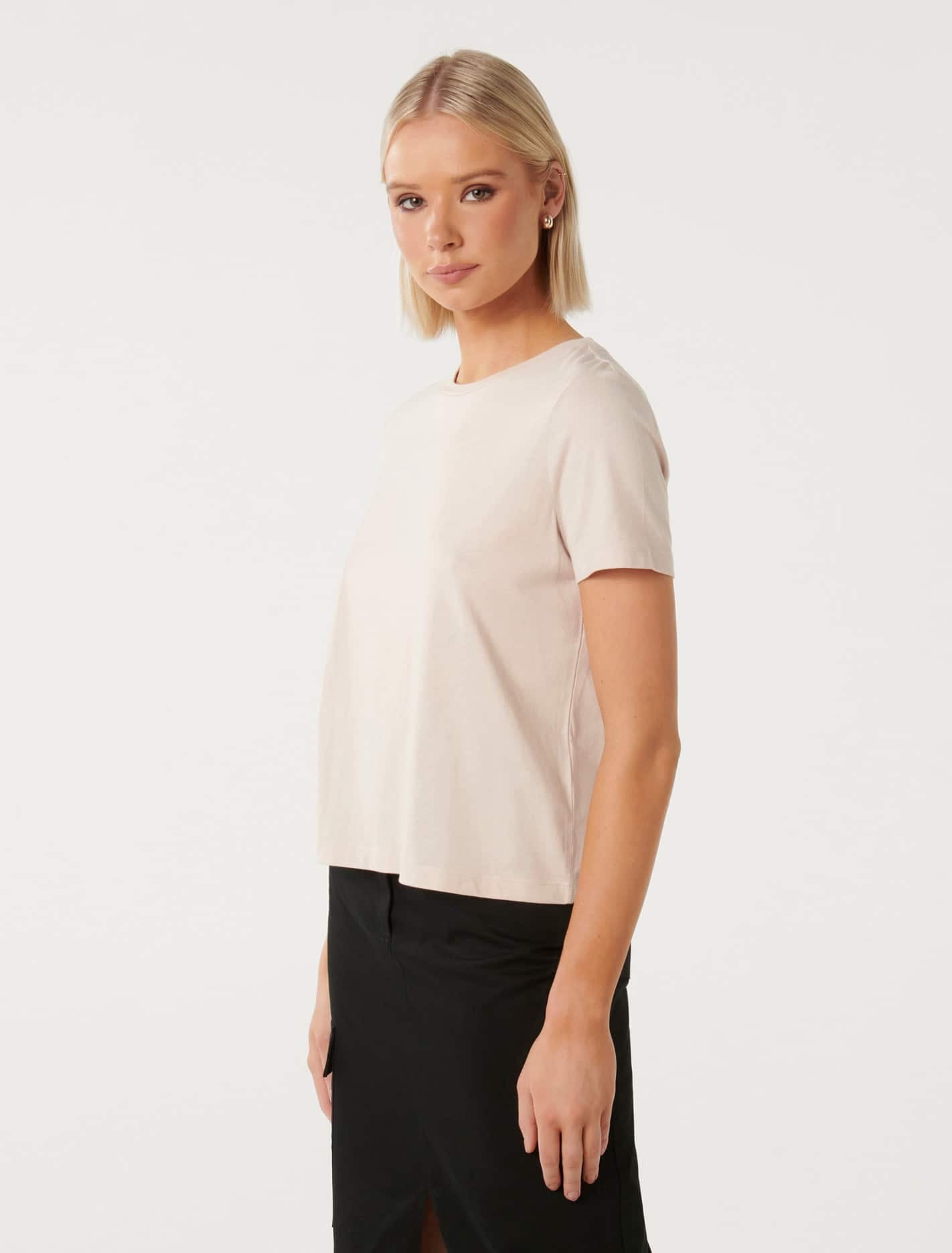 Lara Boxy Crew Neck T-shirt