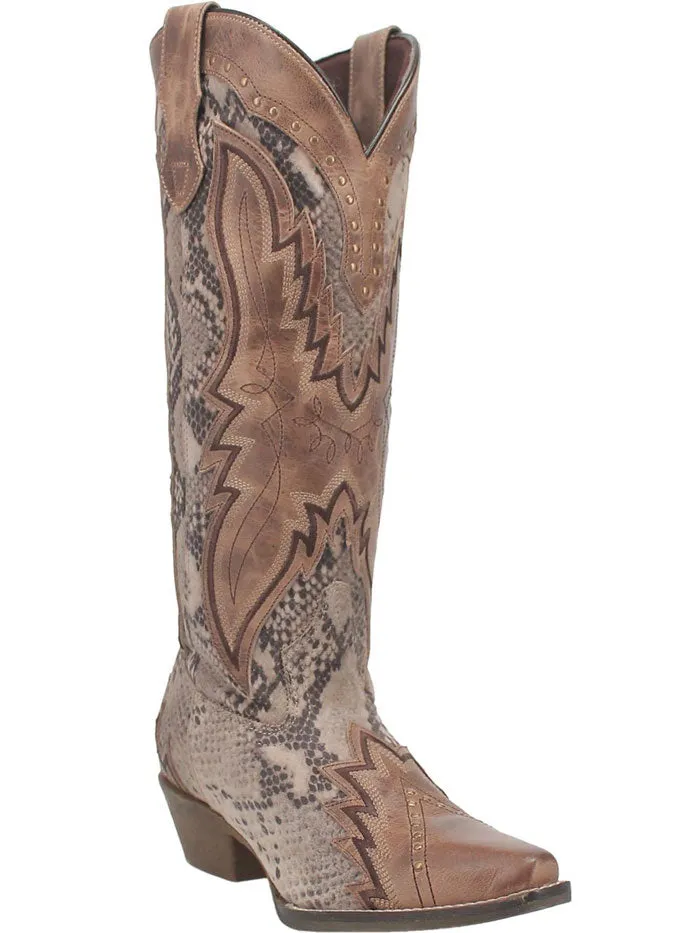 Laredo 52461 Womens SHAWNEE Leather Boot Natural - D