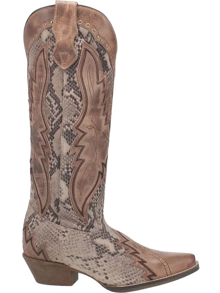 Laredo 52461 Womens SHAWNEE Leather Boot Natural - D