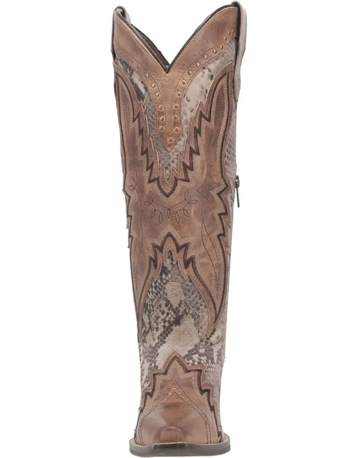 Laredo 52461 Womens SHAWNEE Leather Boot Natural - D