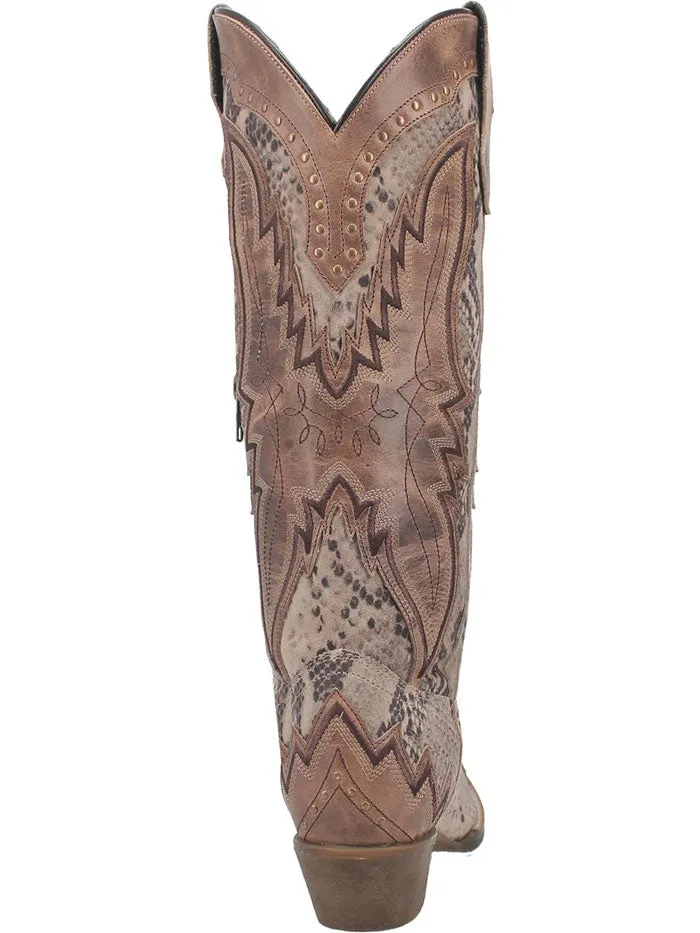 Laredo 52461 Womens SHAWNEE Leather Boot Natural - D