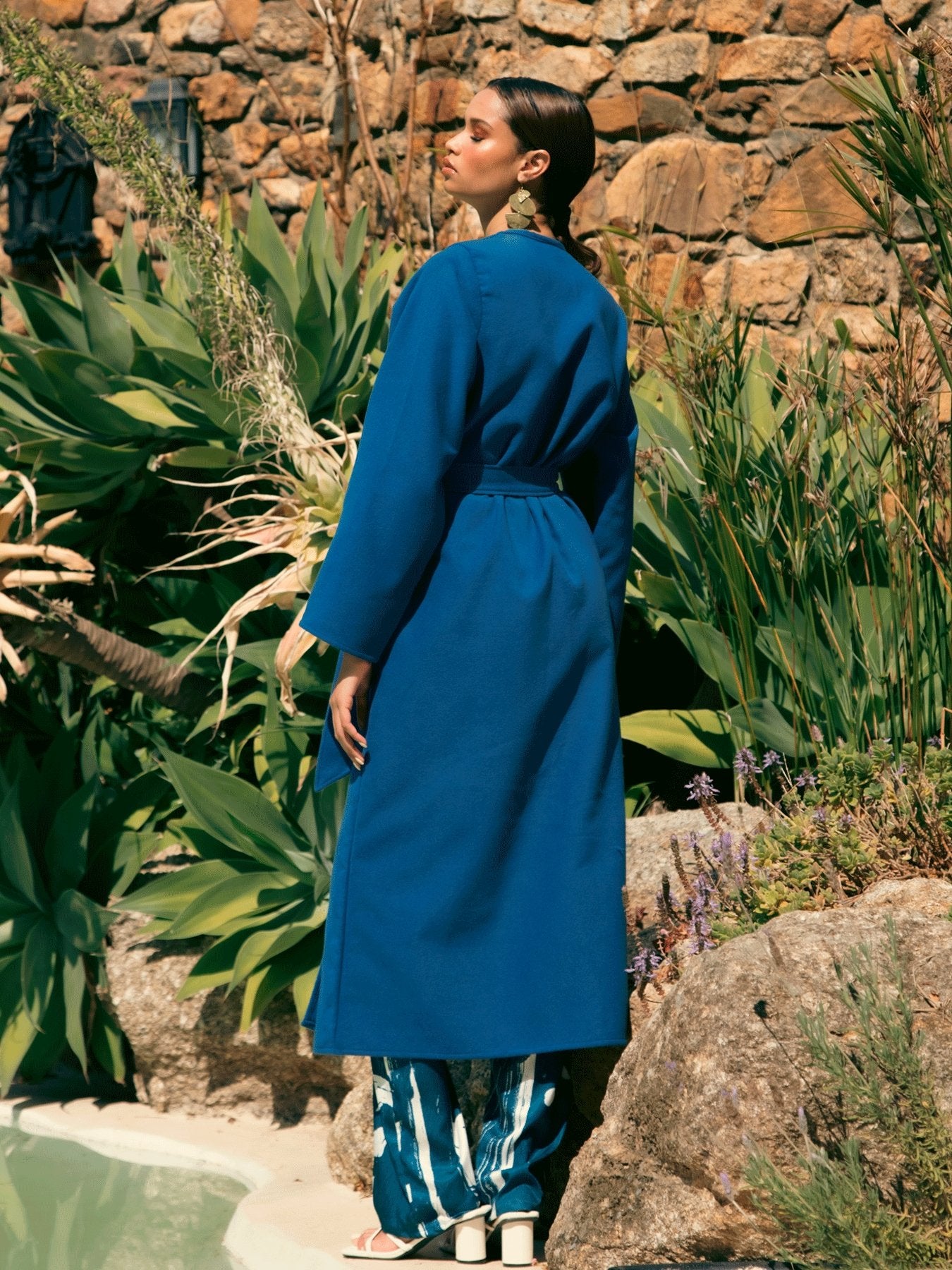 Lasai Coat - Solid Blu