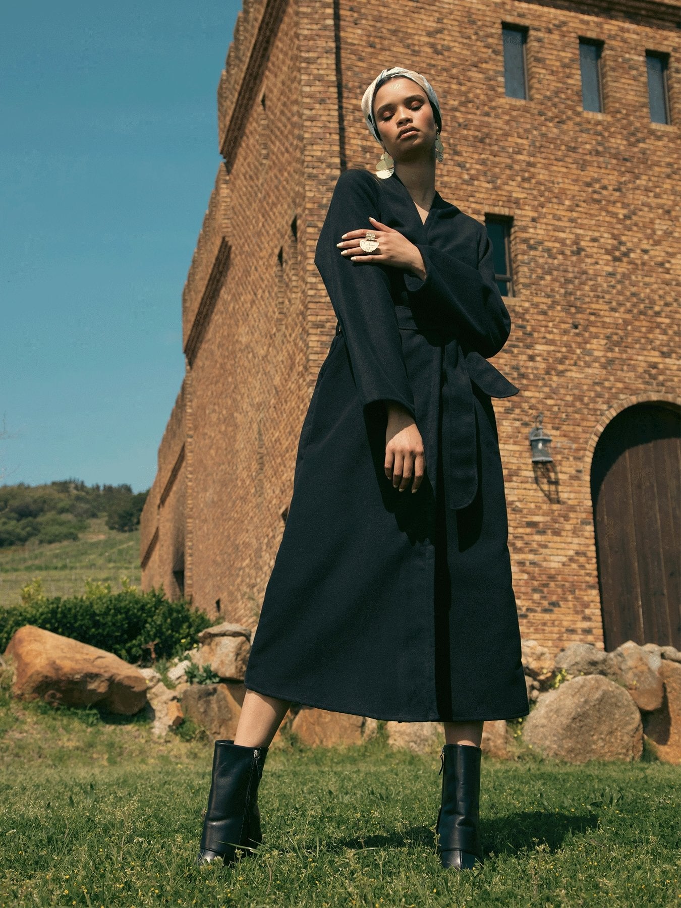 Lasai Coat - Solid Noir