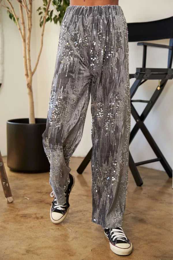 Lets Go Out Sequin Pants