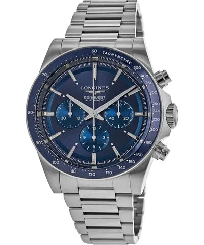 Longines Conquest Automatic Chronograph Blue Dial Steel Men's Watch L3.835.4.92.6