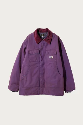 Lumberjack Coat - Purple 11oz Cotton Oxford