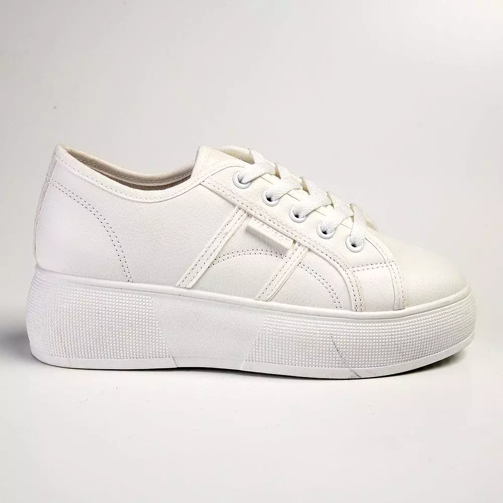 Madison Aimee Platform Sneaker - White