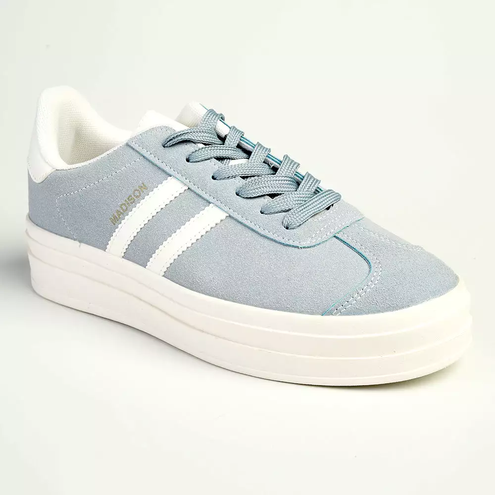 Madison Platform Fashion Sneaker - Light Blue