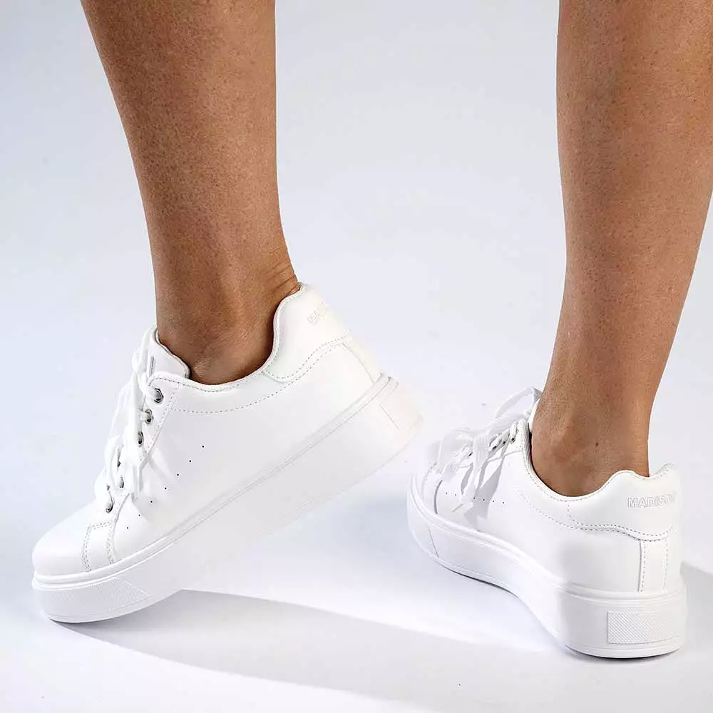 Madison Teagan Fashion Sneaker - White