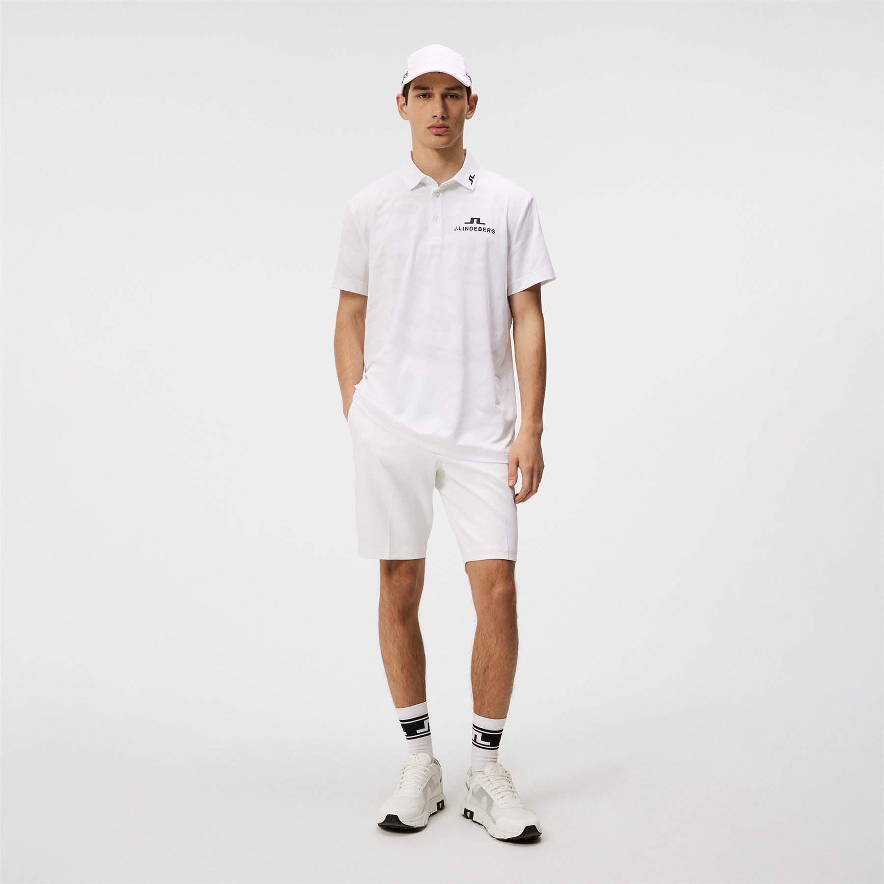 Mat Regular Fit Jacquard Tour Polo White - SS24