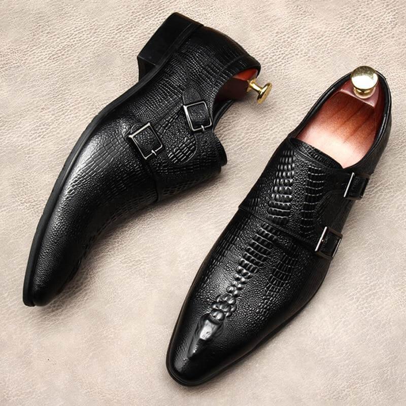 Men  Dress Shoes -  Antonio Double Monk Strap Shoes