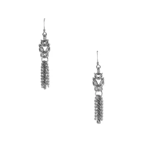 METAL Box & Chain Earrings