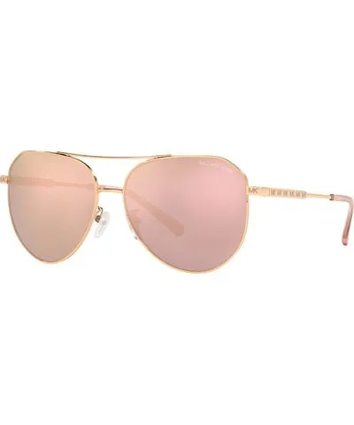 Michael Kors Women's MK1109-11084Z Cheyenne 60mm Rose Gold Sunglasses