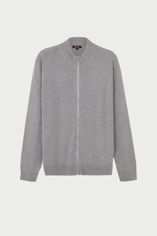 Microfiber Man Sweater Grey