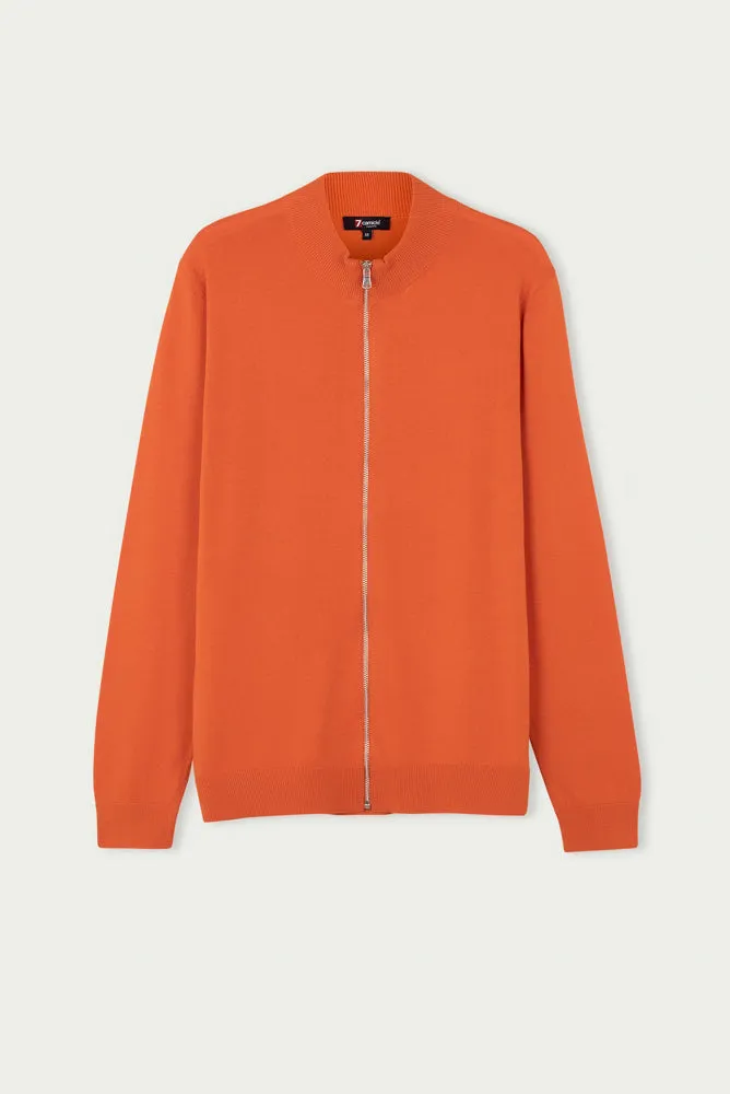 Microfiber Man Sweater Orange