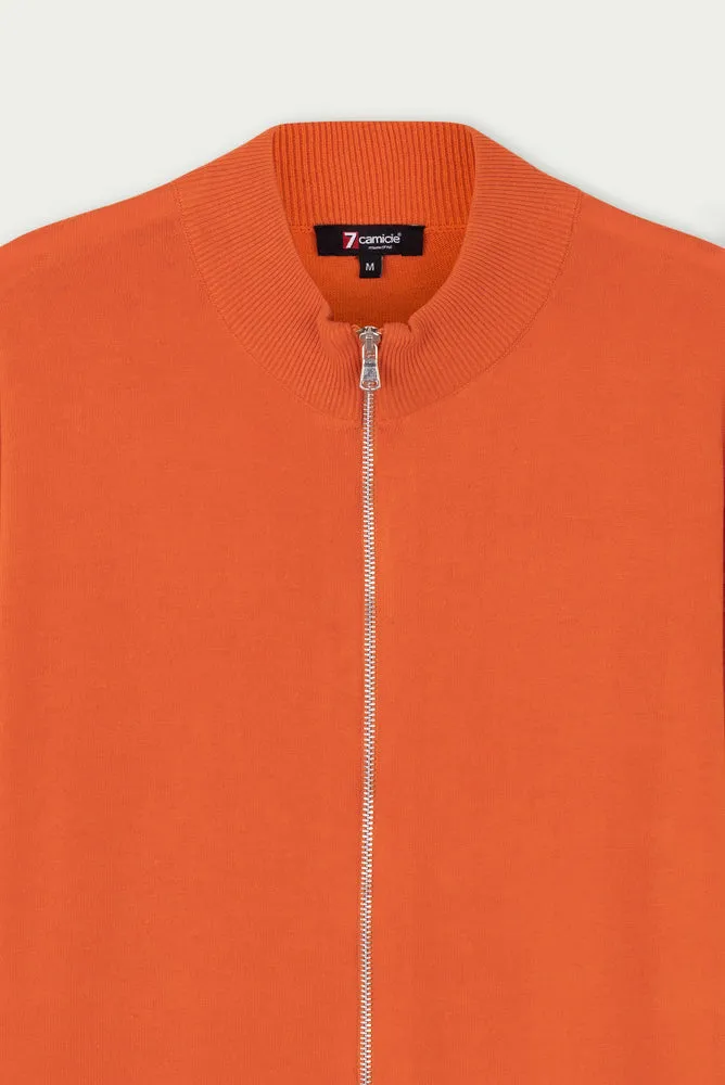 Microfiber Man Sweater Orange