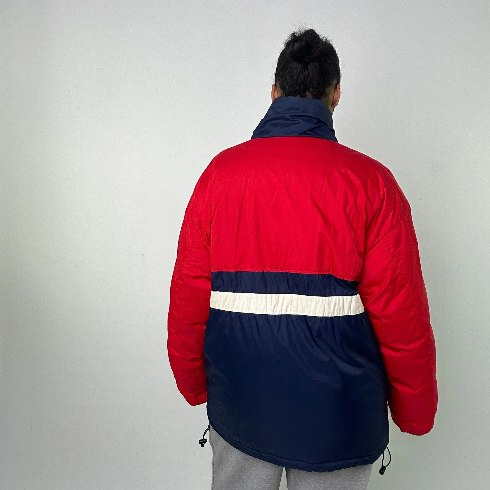 Navy Blue 90s Helly Hansen Reversible Puffer Jacket Coat (L)