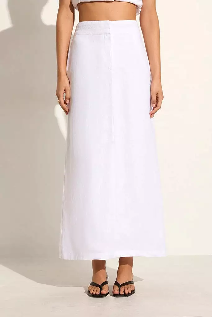 Nelli Skirt White