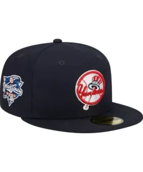 New Era Men's MLB New York Yankees Primary Logo 2000 World Series Team Color 59FIFTY Fitted Hat