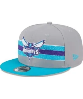 New Era Men's NBA Charlotte Hornets Chenille Band 9FIFTY Snapback Hat